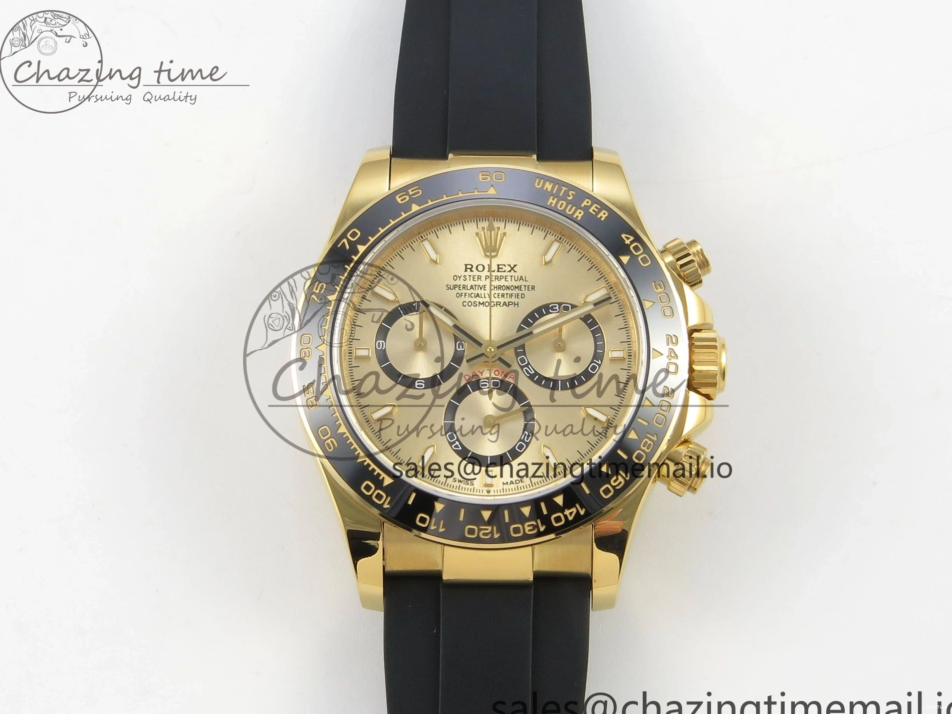 MiroTime 1223 Breathable Daytona 126518 YG Clean 1:1 Best Edition YG Dial on Oysterflex Strap DD 237